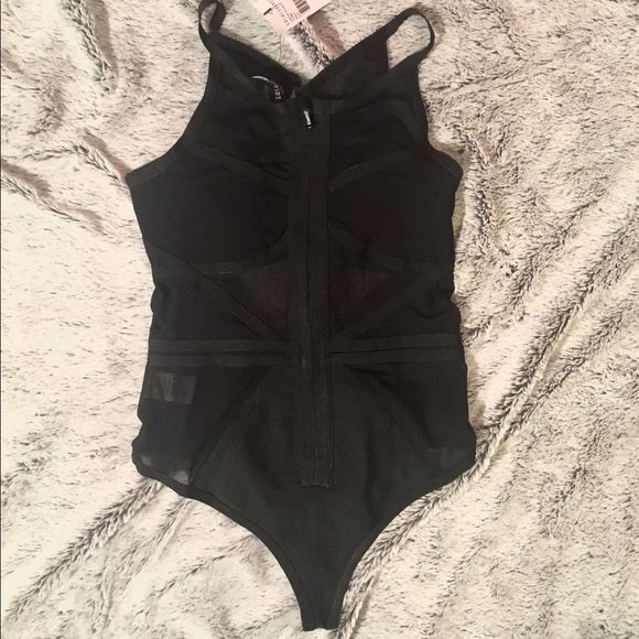 Fashion Nova Mesh Cutout Bathingsuit NWT - Picture 3 of 7